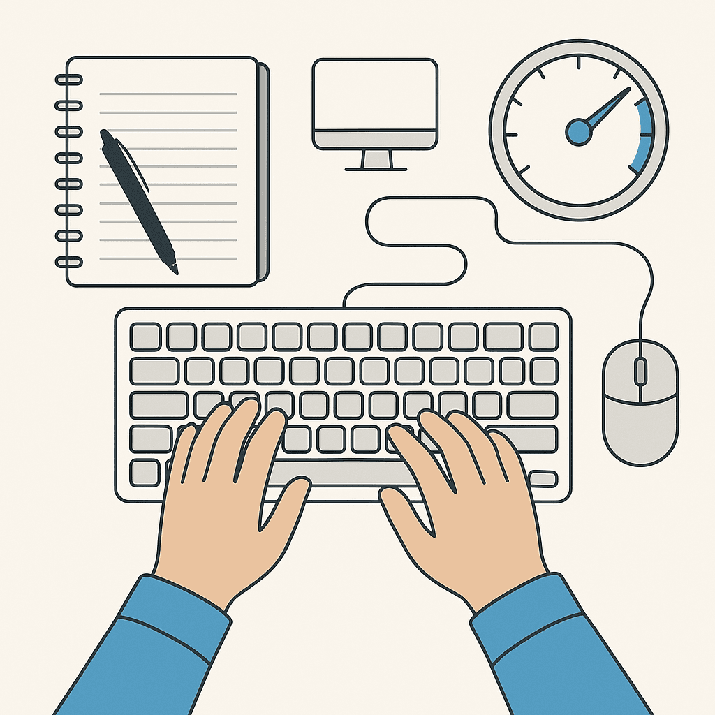 From 35 WPM to 80 WPM: Typing Habits That Actually Help SSC Aspirants