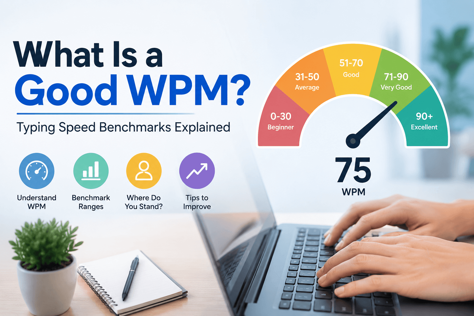 What Is a Good WPM? Typing Speed Benchmarks Explained